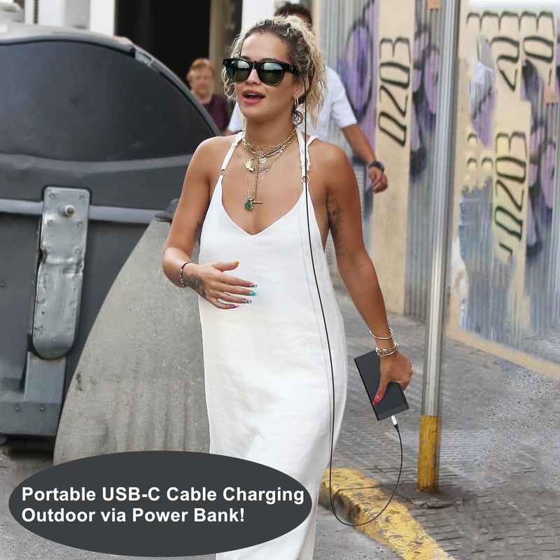 USB-Charger for Ray-Ban Meta Wayfarer Glasses, Magnetic Cable with RayBan Sky... gallery