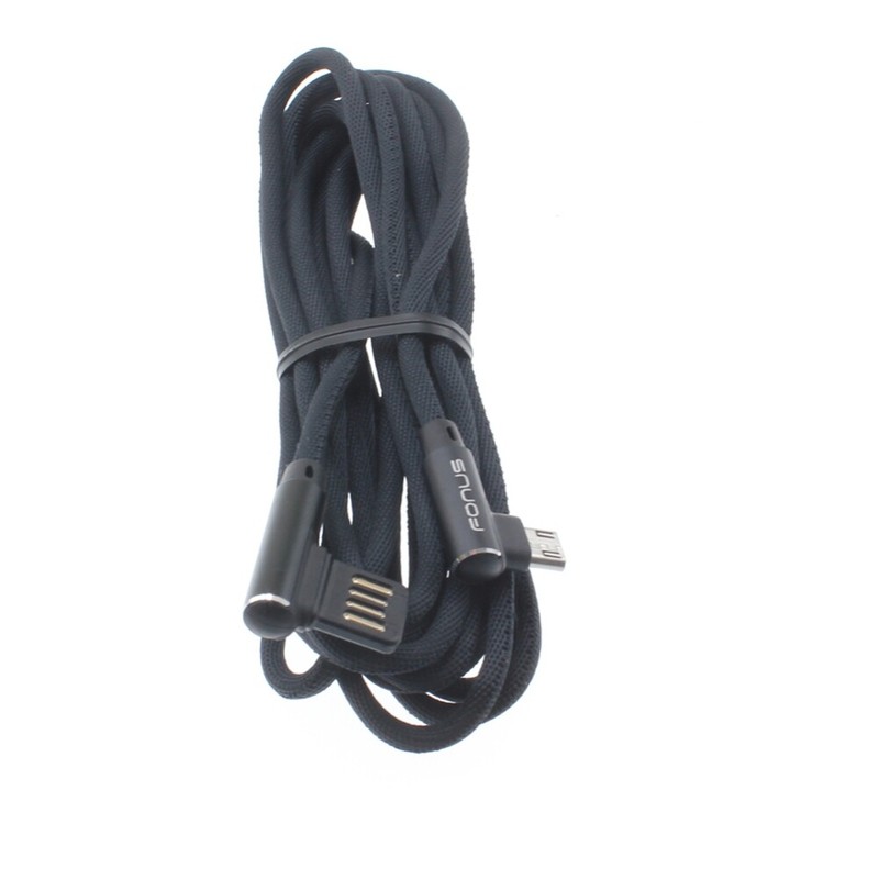 Charger Cord 10ft Angle USB Cable Power Wire Sync 90 Degree for ATT & Verizon