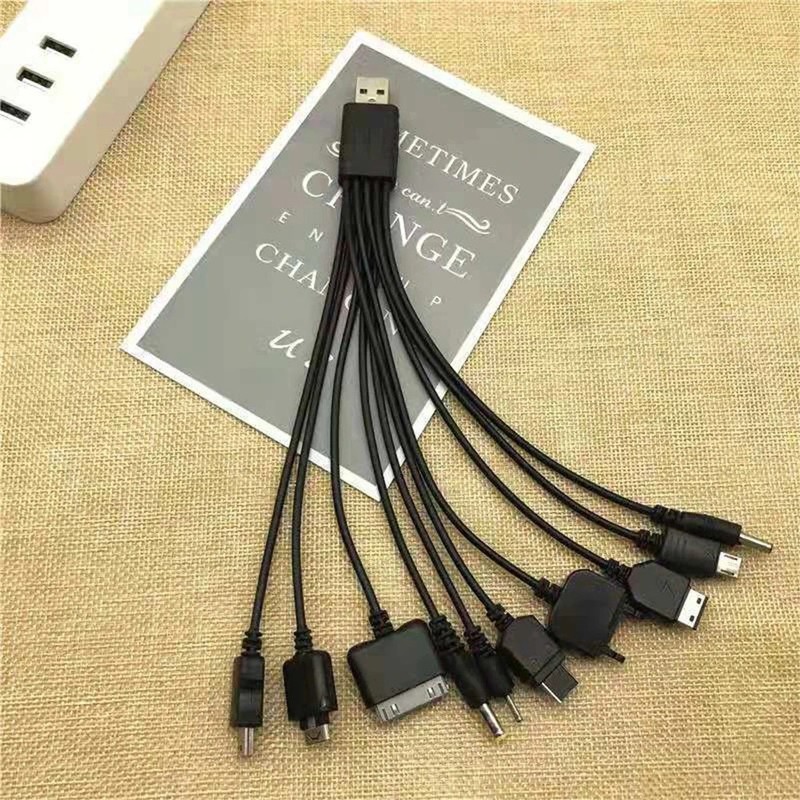 10-in-1 Multi-Function USB Charging Cable Universal Multi-Head Phone Charger gallery