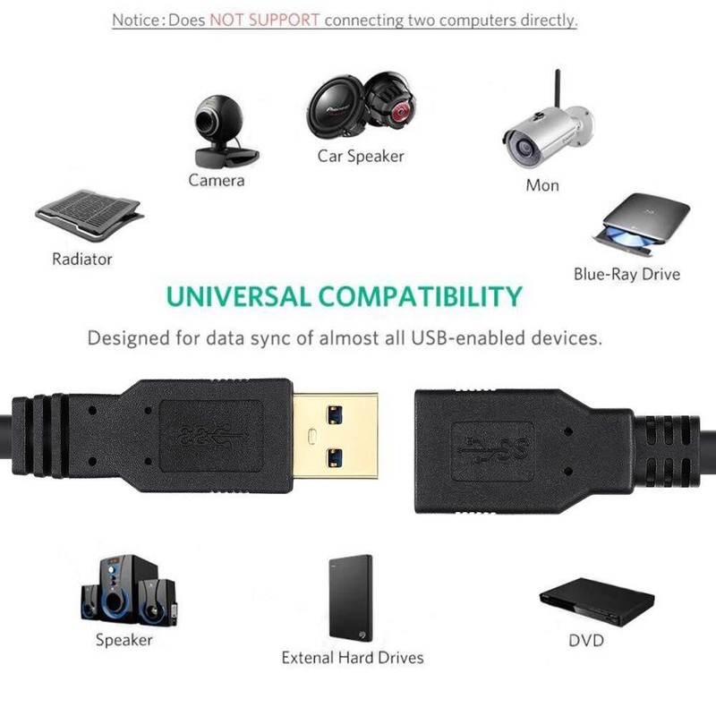 USB 3.0 Extension Cable 20 FTUSB Extender Cable 20 FT Type A Male to A Female... gallery