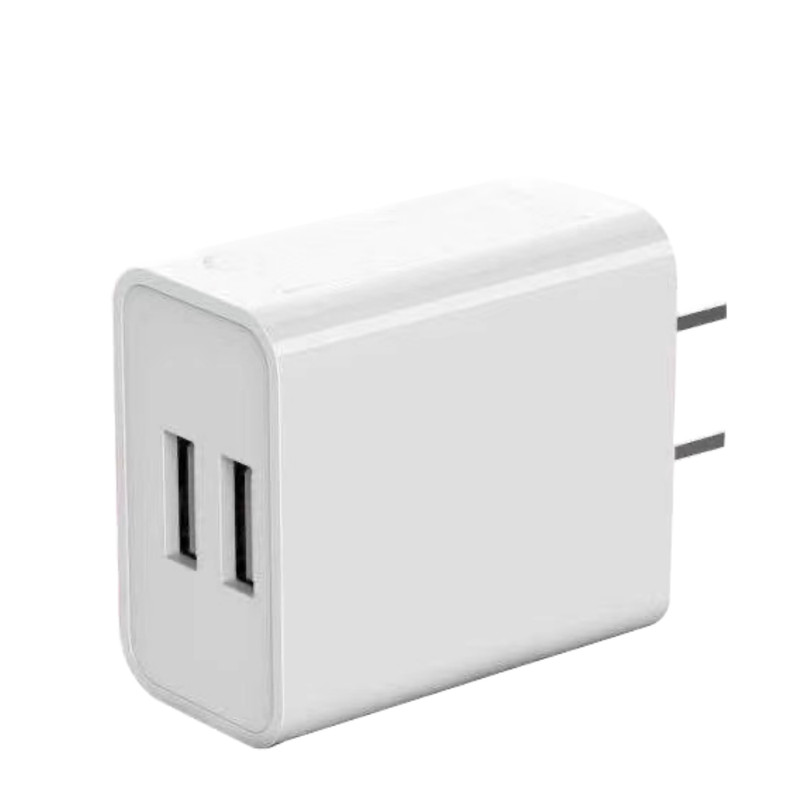 Universal Dual Port USB Power Adapter 5V 2A Wall Charger Plug For iPhone Samsung