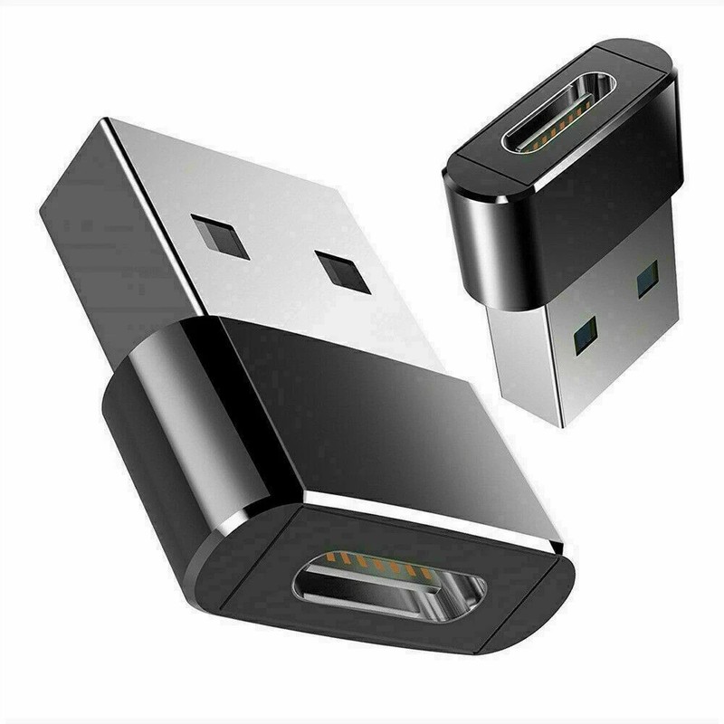1 PACK Brand New USB to USB C Converter Type-C Female to A Male Adapter gallery