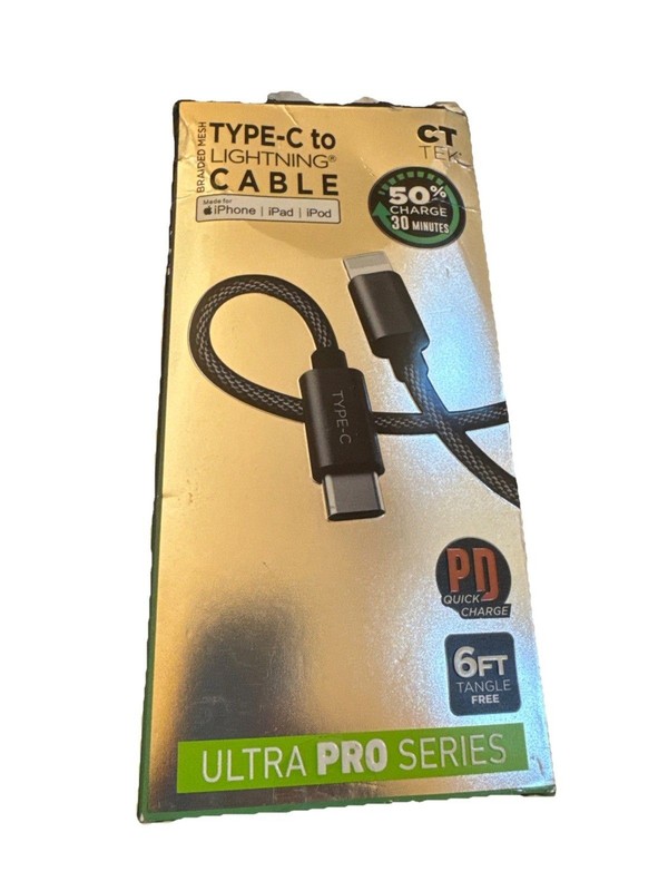 USB-C Vers CT TEK Ultra Pro Series 6ft