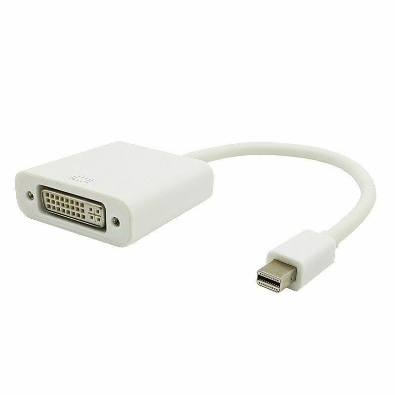 Macbook Pro Air Mini Displayport MiniDP to DVI TV Adapter Converter Cable Cord gallery