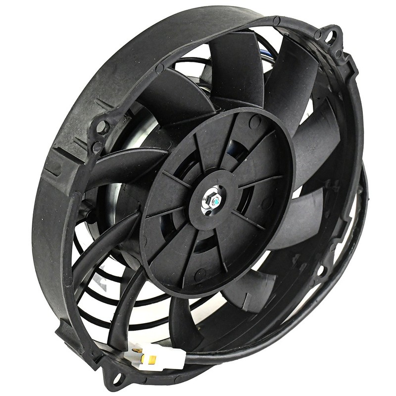 7'' 12V 80W Electric Slim Pull Radiator Cooling Fan 800CFM Mounting Kit Black gallery