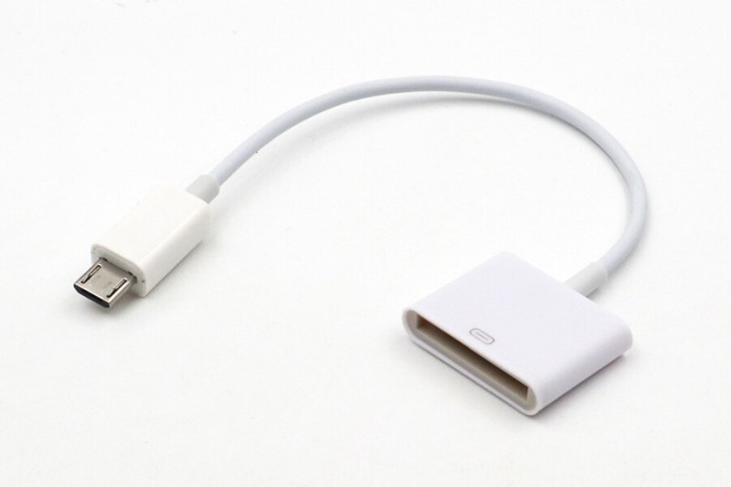 Micro USB Docking 30 Pin Charging Data Adapter Cable for iPhone iPad Tablet gallery