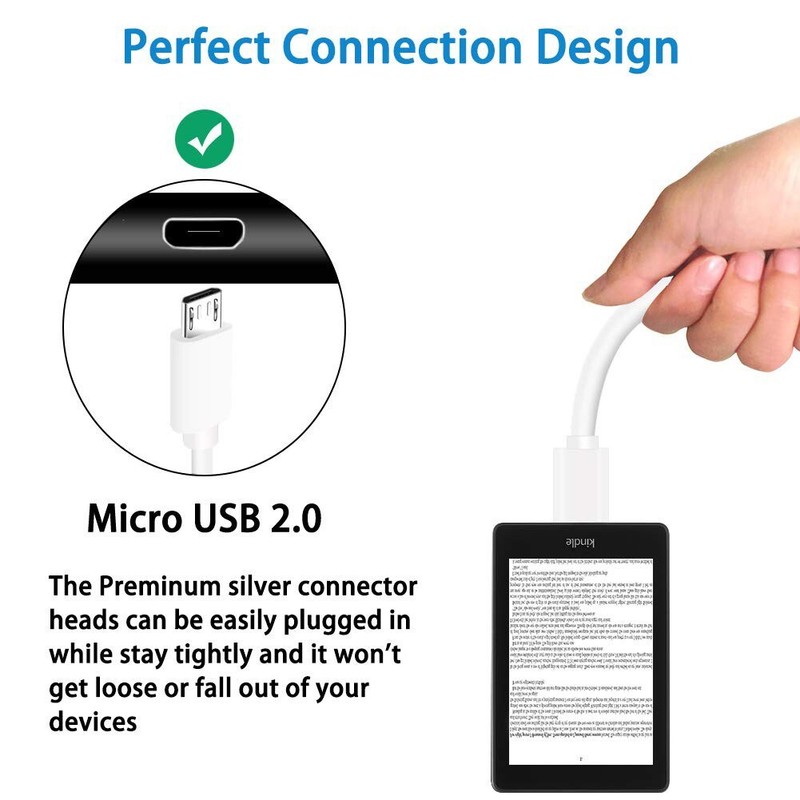 Premium 3ft Micro USB Cable High Speed USB 2.0 A to Micro B Sync & Charge Cable gallery