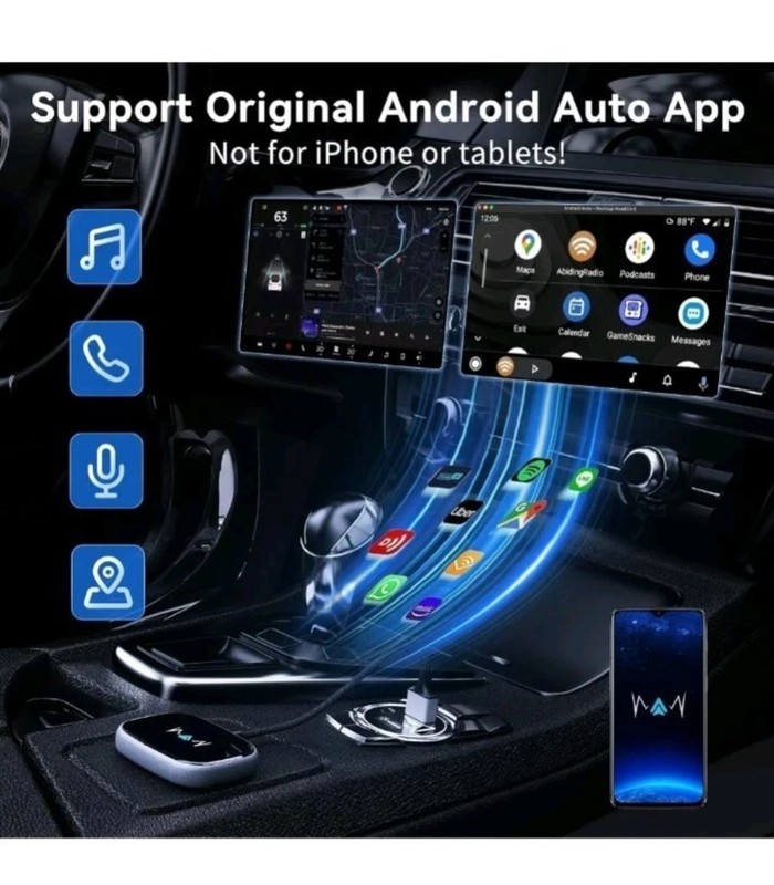 Android Auto Wireless Adpater For Factory Wired Android Auto Brand New gallery