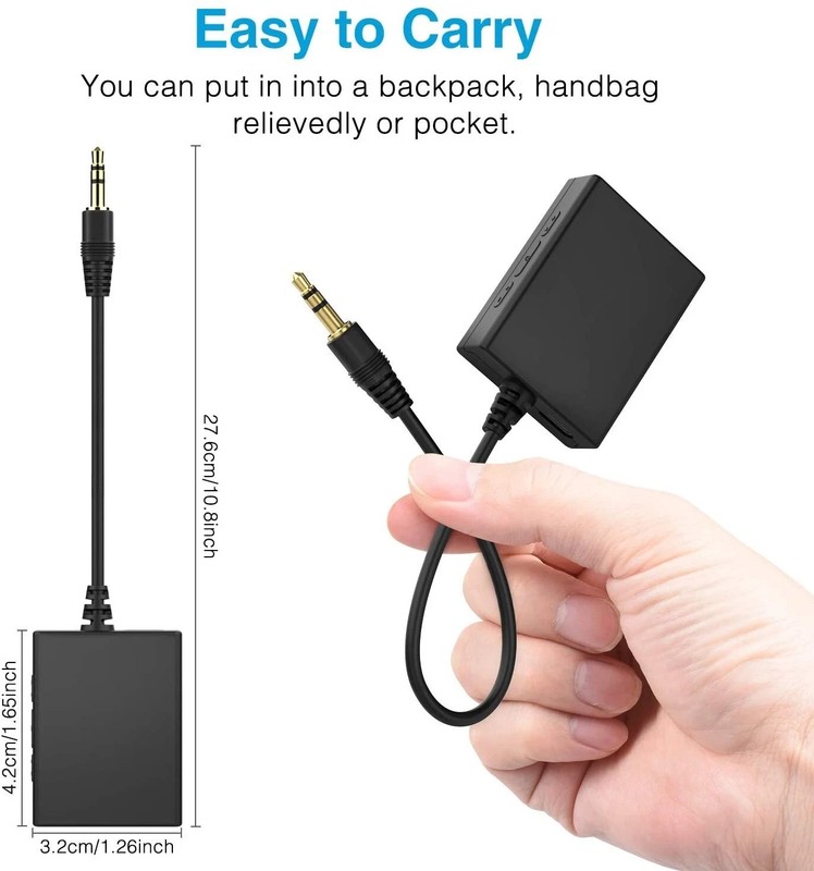 ANDTOBO USB To Aux Audio Adapter, 3.5mm Male To USB Female For Playing Music NEW gallery