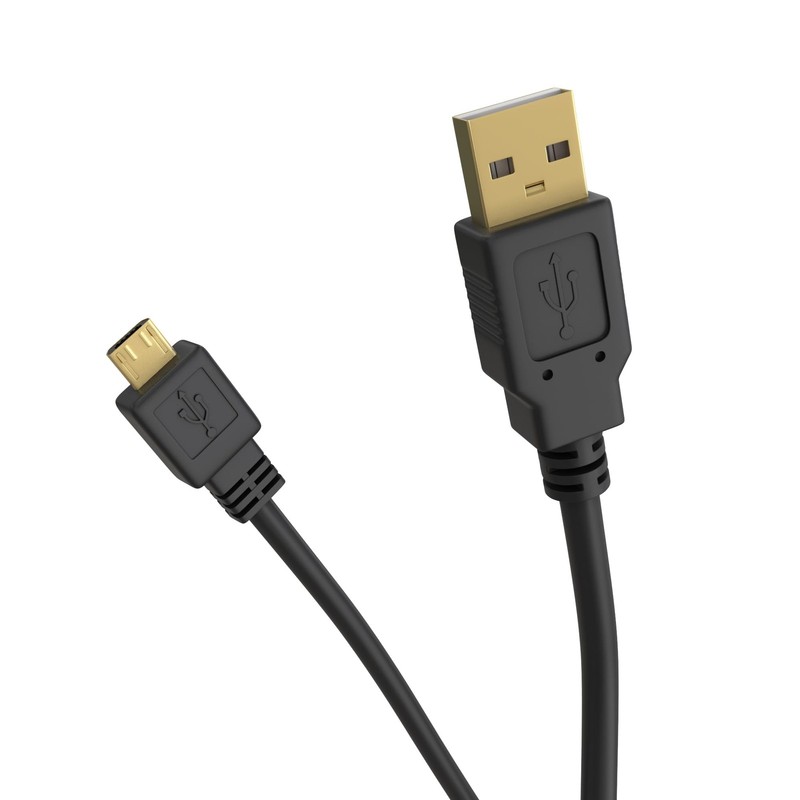 6FT Micro USB to USB A Cable 480Mbps High Speed Charging Data Transfer Black gallery