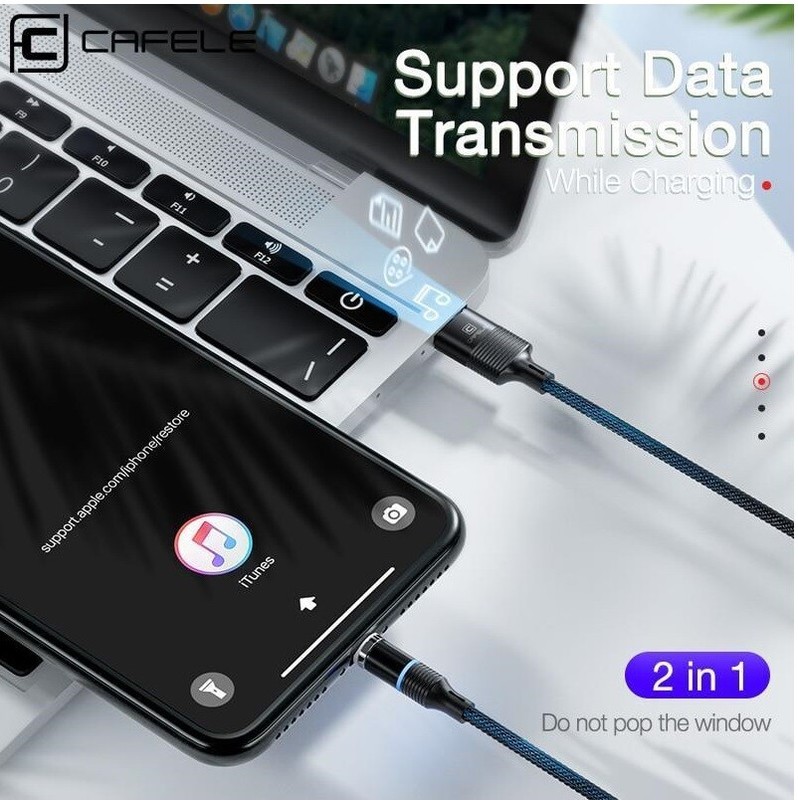 Magnetic Phone Charger iPhone charger Samsung Charger Ipad Charger 5V QC3.0 BLUE gallery