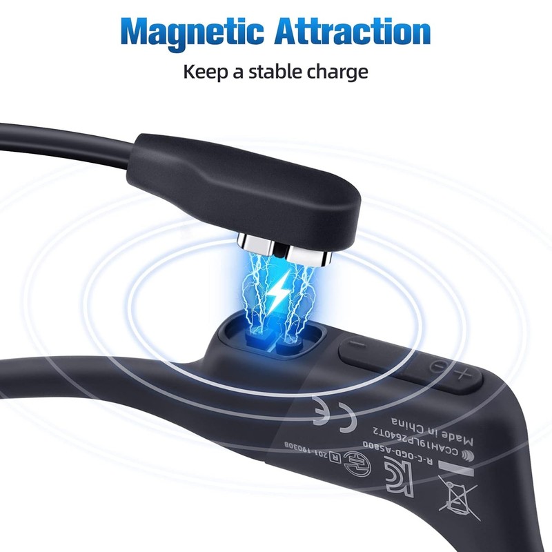 Magnetic Charging Cable Cord for After-Shokz Aeropex Open Run/Comm Headphone Lot gallery