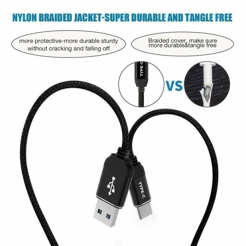 USB A to Type C Fast Charger Cable 3A For Samsung Mobile Phone Lead USB C Cable gallery