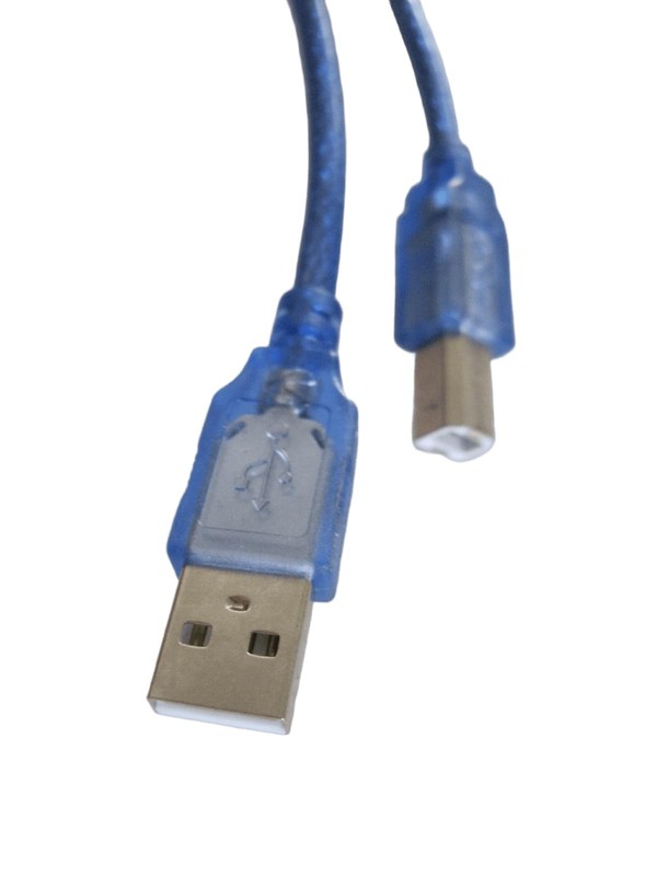 25 Ft 5M USB 2.0 Type A To B Male Cable Blue Data Transfer Printer Scanner