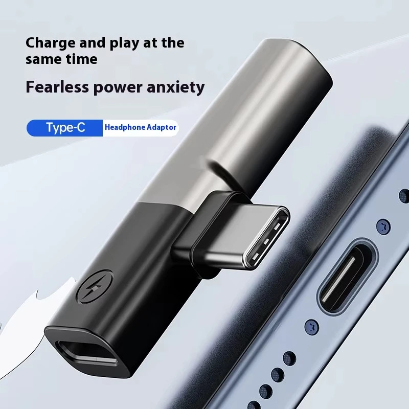 USB Type C to 3.5mm Jack Headphone Fast Charging Splitter With Aux Audio Jack gallery