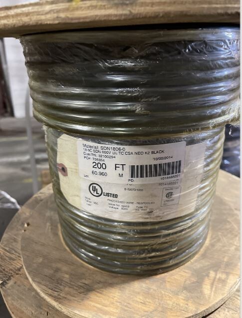 Electrical Cable ,18GA/6C/600V, -55C,FLEXIBLE CONTROL CABLE, ARCTIC GRD NEO