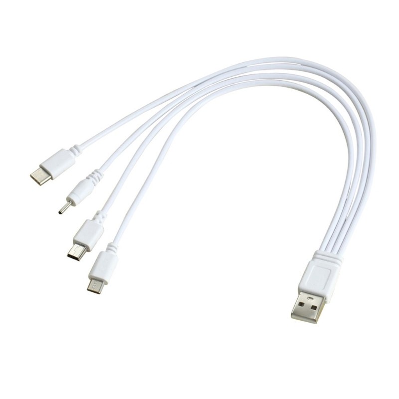 Versatile USB Charging Cable 4 in 1 Cable for Smartphones Tablets & Accessories