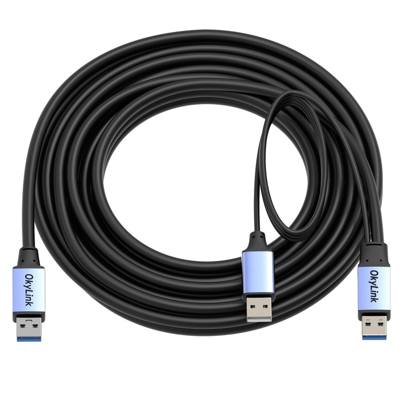 Active USB 3.0/3.2 Gen 1 Data Cable A Male To A Male 15ft 5M Printer gallery