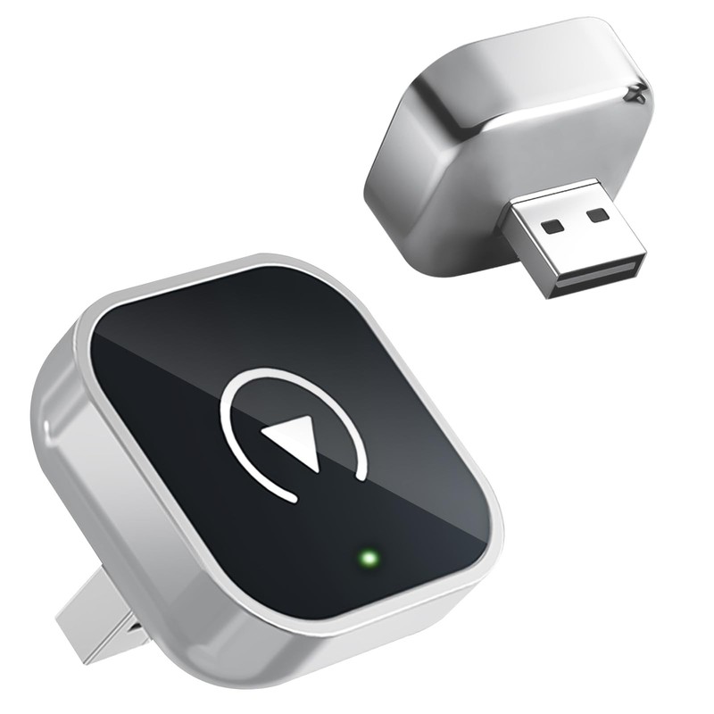 Wireless CarPlay & Android Auto Adapter,DonglePlug & Play Wireless CarPlay Ad…