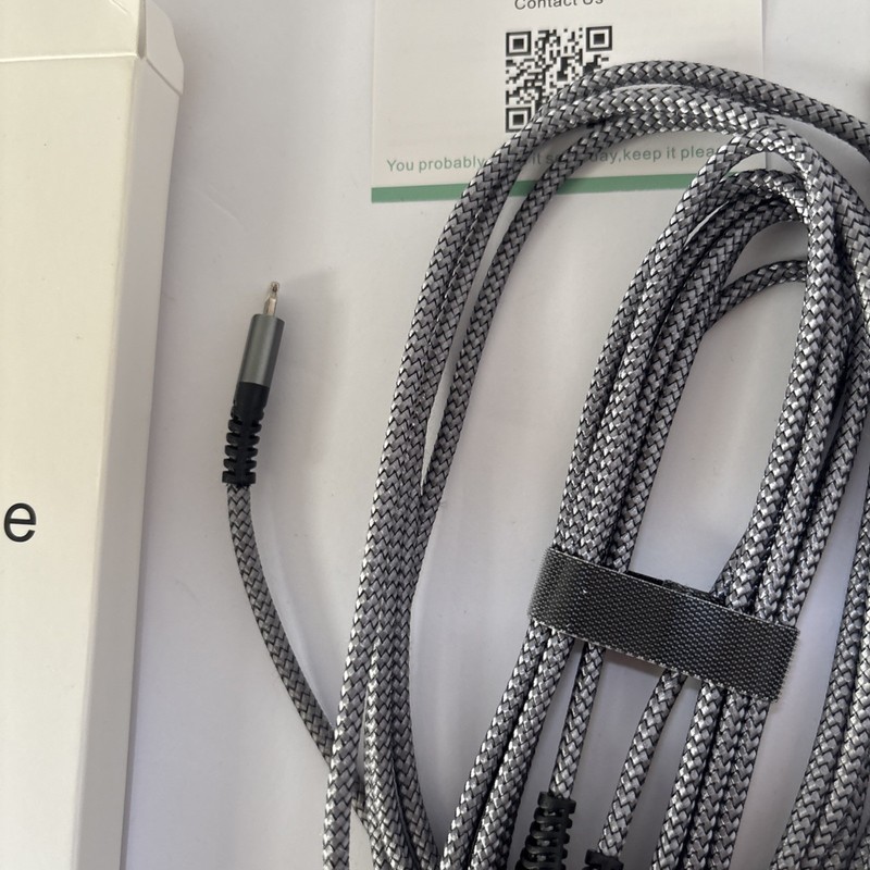 ohbox USB C to Lightning Cable 6FT 2Pack MFi Certified USBC iPhone 6FT, Grey gallery