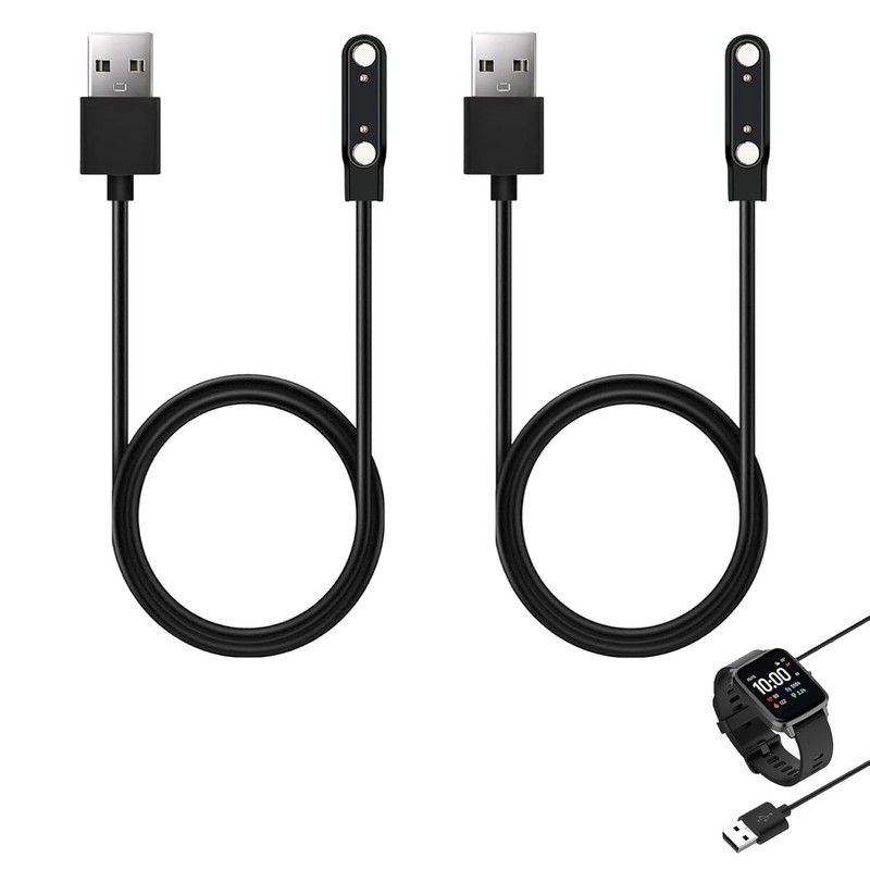 2 Pack USB Magnetic Charger Cable Compatible with da fit Smartwatch, 3.3ft Re... gallery