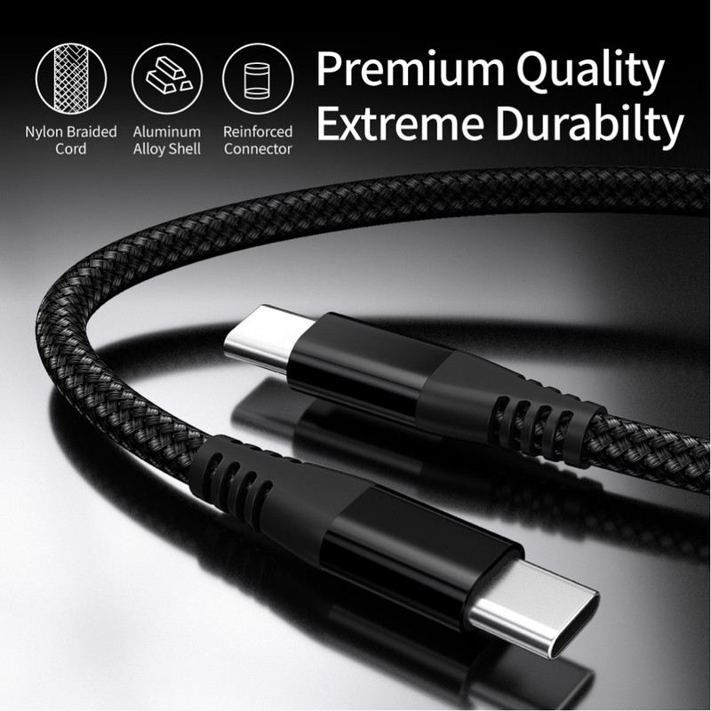 1-6X 10FT Type-C to USB-C 60W Fast Charger Cable PD For Samsung i Phone 15 16 17 gallery