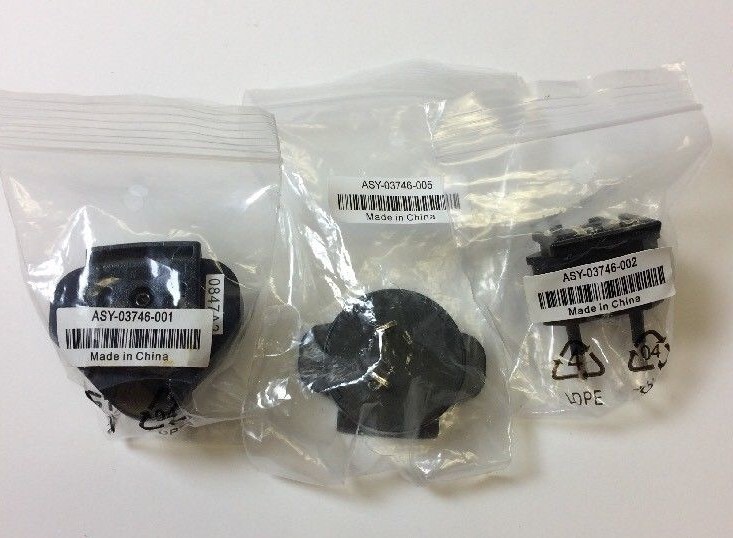 3 Blackberry Travel Adapters ASY-03746-005 AU ASY-03746-001 UK ASY-03746-002 EU