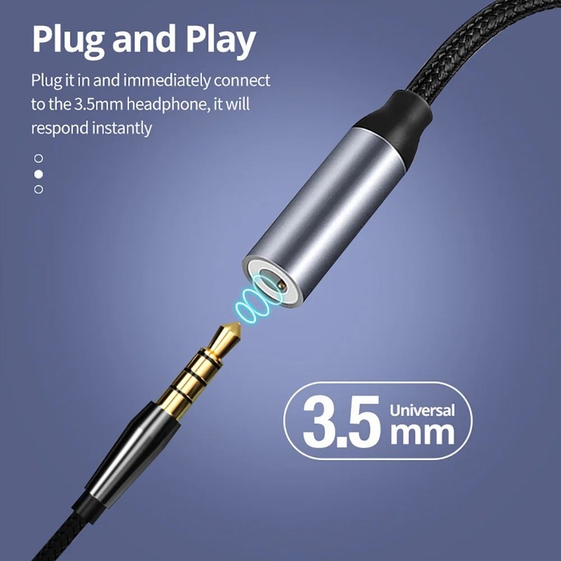 USB TYPE C TO 3.5mm AUX AUDIO HEADPHONE EARPHONE ADAPTER JACK+ gallery