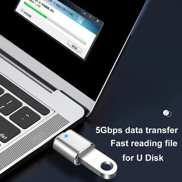 4 Pack USB-C 3.1 Male to USB A Female Adapter Converter OTG Type C Android Phone gallery