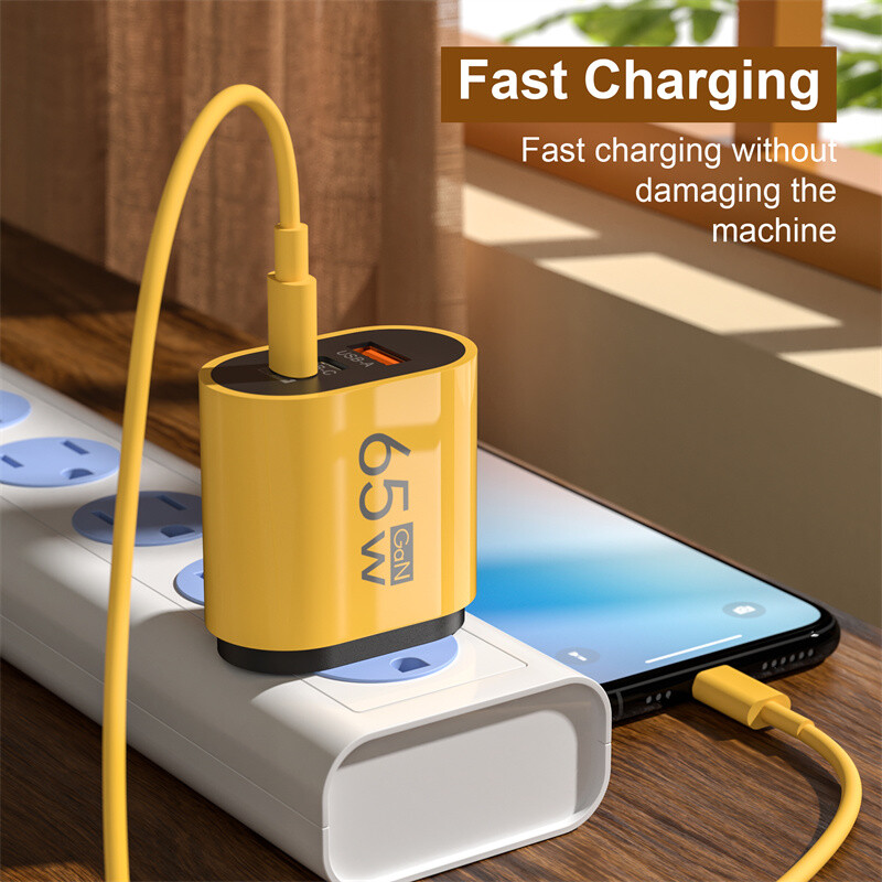 For Motorola Moto G 2026 (2025) 2024 2023 65W USB-C Fast Wall Charger & Cable gallery