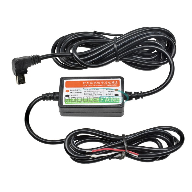 12V-23V Mini USB Port Wire Cable Car Charger Kit For Camera Recorder DVR Power gallery