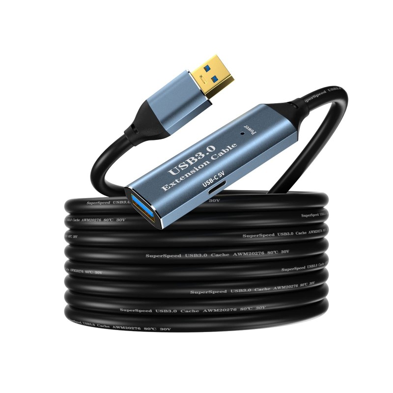 USB 3.0 Extension Cable 16.4FT Type A Male to Female Active Extender Cord wit…