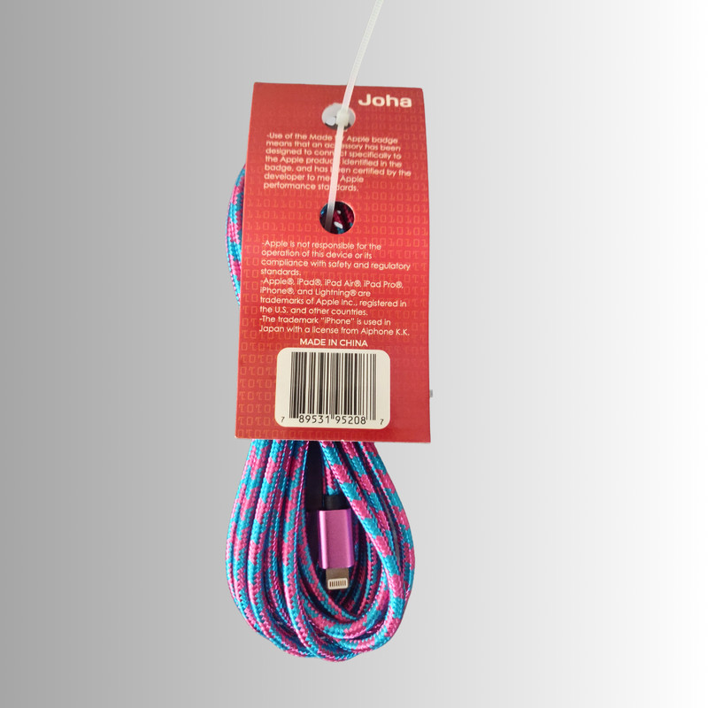 10 ft Fast Charging Charger Cable USB For iPhone & Apple Devices gallery