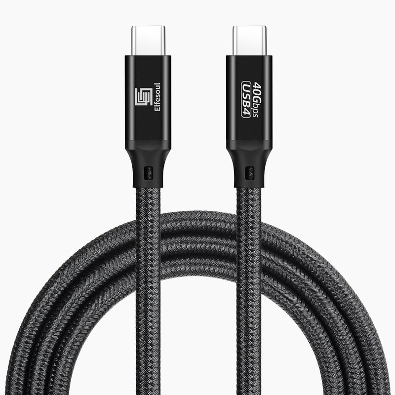 6.6ft USB C to C Cable 8K/6K/5K 40Gbps 240W Fast Charging Compatible with Mac... gallery