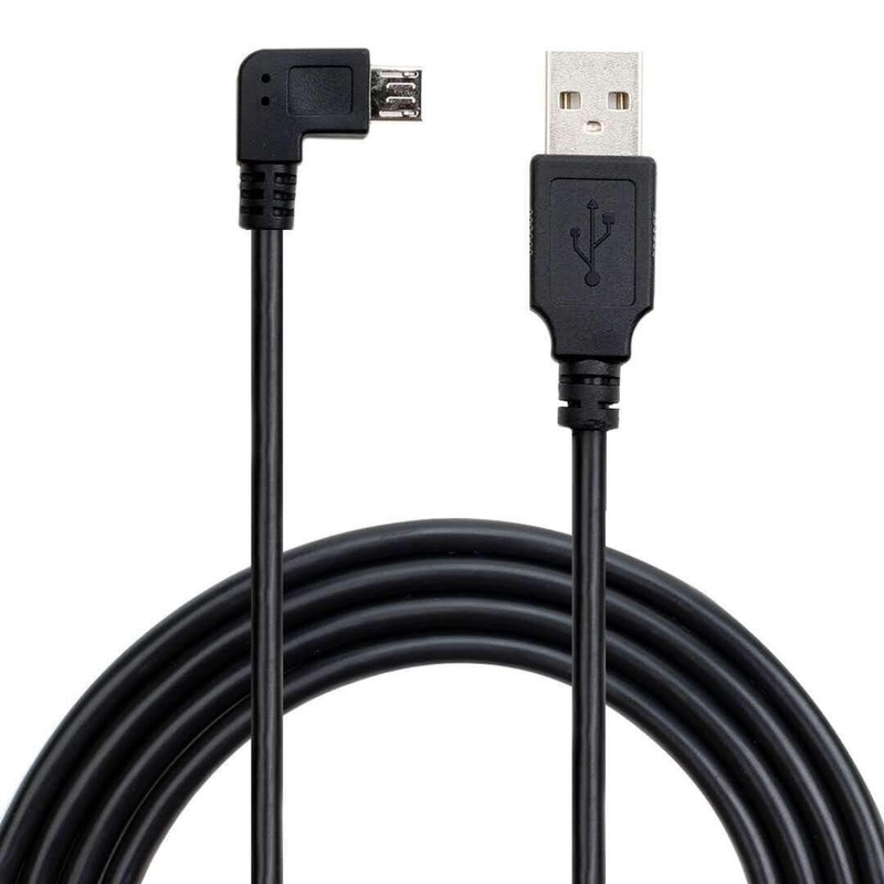 5M USB 2.0 A to Micro B USB Power Cable Charge Cord 90 Degree Left Angle with... gallery