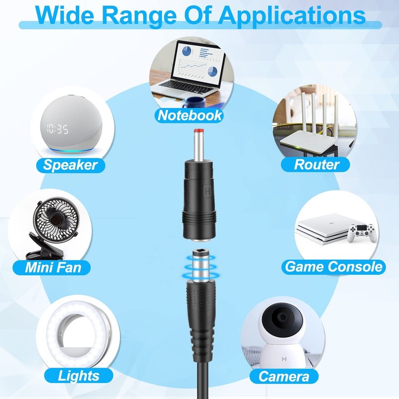 USB C to DC AdapterBarrel PD Trigger Cable3.3ft with 3.5x1.35mmUSB to DC Powe... gallery