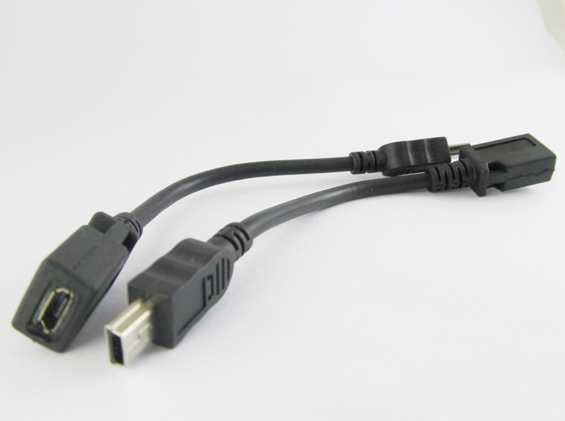 Mini 5pin USB Male Plug to Micro 5pin Female Cable USB Adapter 1pc gallery