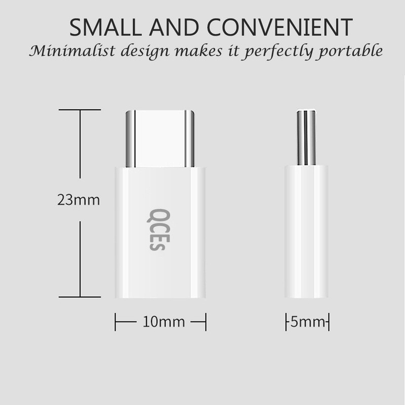 8 Pack Micro USB Female to USB C Male Adapter Fast Charging OTG Converter Type C gallery
