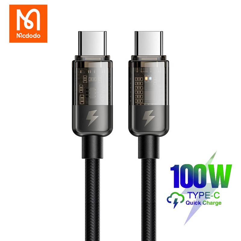 Mcdodo 100W USB C to Type C Charge Data Sync Cord PD Fast Charger Phone Cable