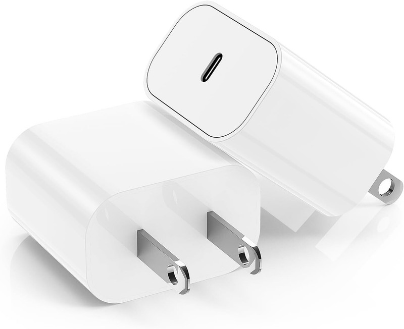 2X For iPhone 15 Pro Max 16 PD Fast Charger Block Braided Type C To USB C Cable
