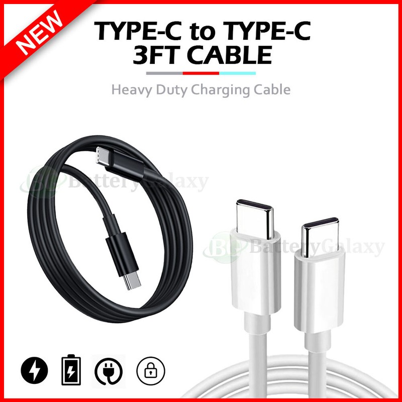 1-100 LOT USB C to USB C Cable FAST Charger for Samsung Galaxy Z Flip6 / Z Fold6