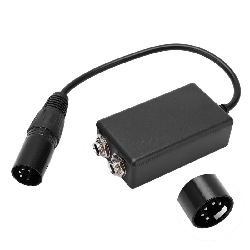 Aviation Headset Adapter GA Dual Plugs To Airbus XLR 5 Pin Male Adapter Head Set gallery