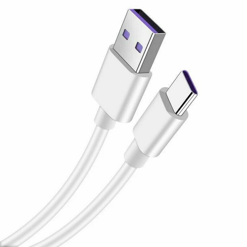 3FT Universal USB C Type-C Charger Cable For Samsung Android Phone Black/White gallery