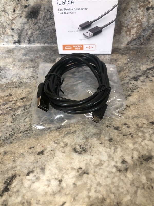Open Box Insignia 6 FT Charge Sync Cable Micro USB gallery