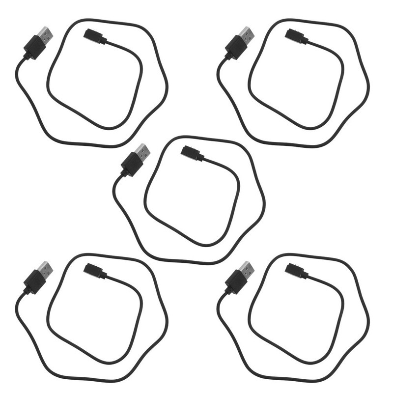 5pcs Smartwatch Magnetic Charging Cable – Usb Fast Charging Data Cord Watch