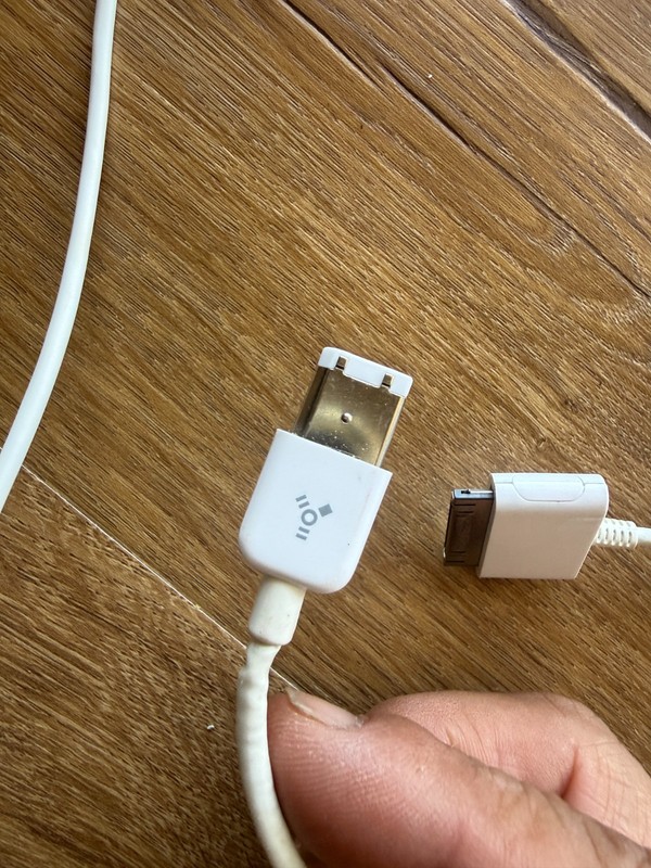 Apple OEM FireWire to 30-Pin iPod Dock Connector Cable Tested Works gallery