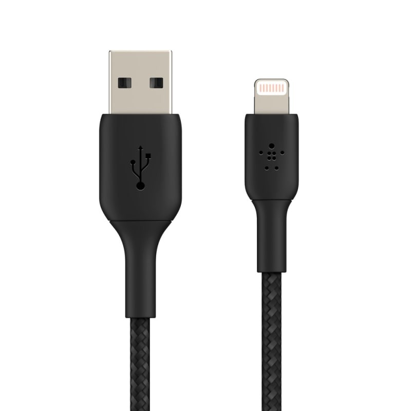 Belkin BoostCharge USB-A 0.15M Cable for Apple Devices – Black