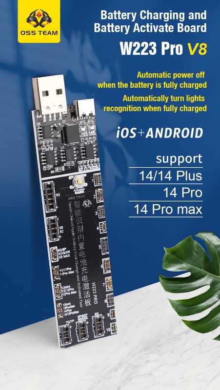 W223pro Battery activation Charging Activation Board For iphone15 Huawei Samsung gallery