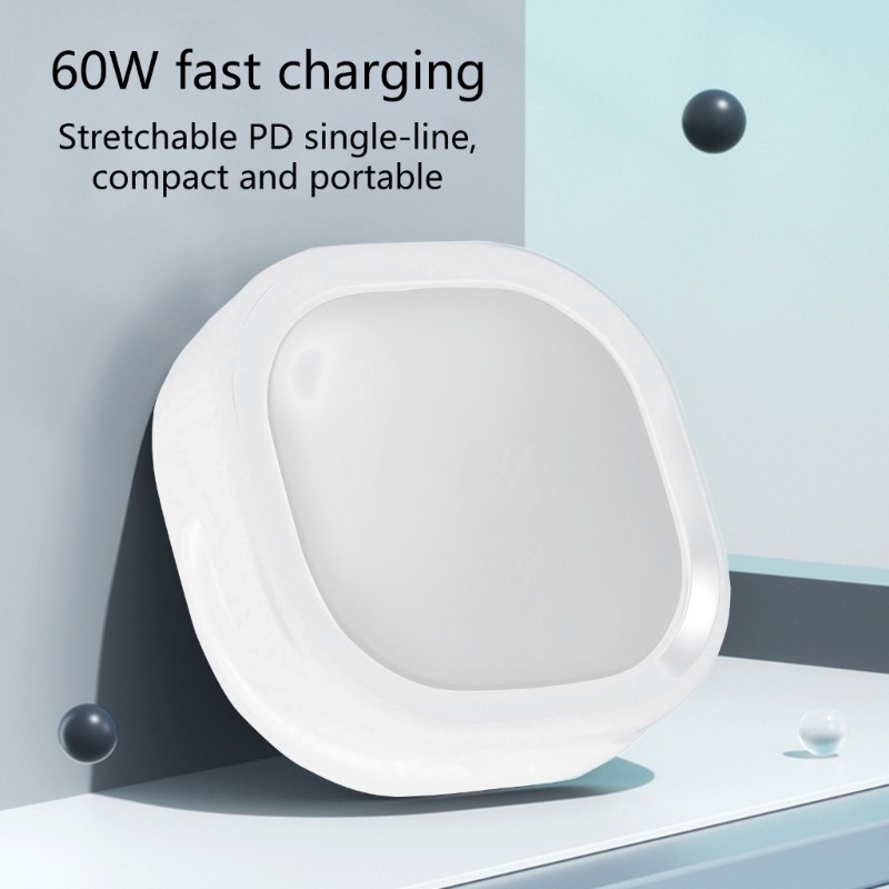 Portable Fast Charging Retractable Cable Aluminum Alloy Universal Power Delivery gallery