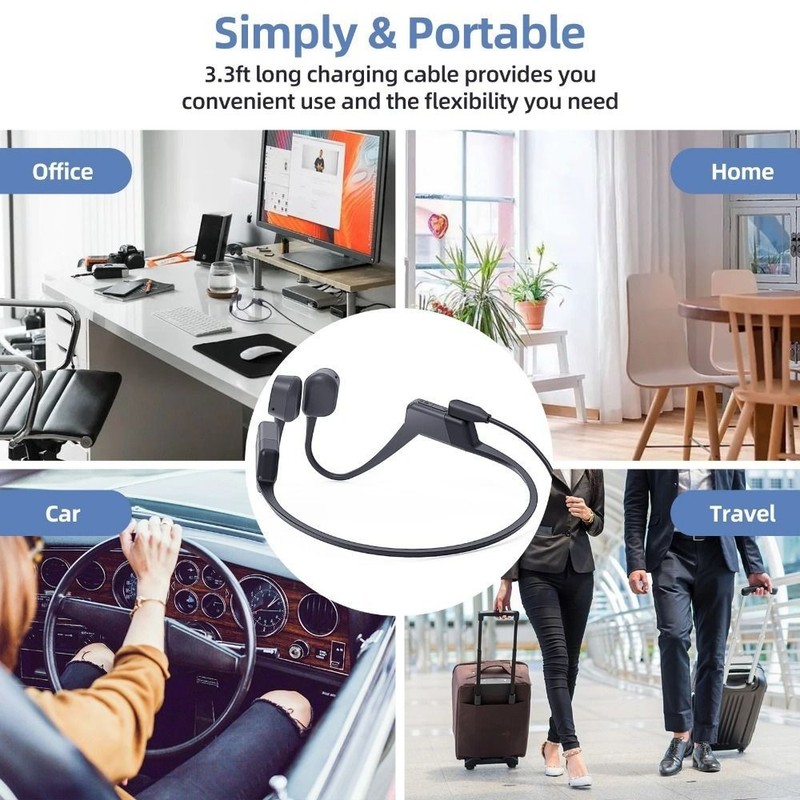 Magnetic Charging Cable Cord For Wireless Bone Conduction Headphones Charger gallery